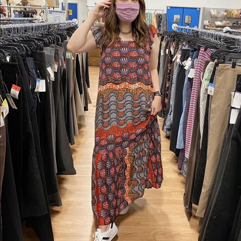 NWT, Anthropologie, CLC Doriane Midi Dress - Picture 2 of 5